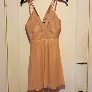 BCBGeneration PinkRose Strappy Dress